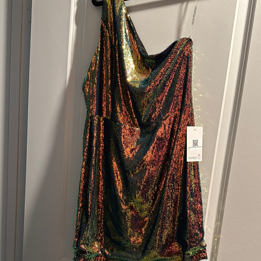 Multicolor Sequin Dress